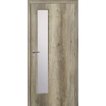 Interiérové dveře Interiérové dveře Solodoor Zenit 22 prosklené 90 P dub canyon (VÝROBA NA OBJEDNÁVKU)