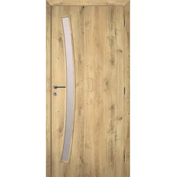 Interiérové dveře Solodoor Zenit 21 prosklené 60 P dub natur