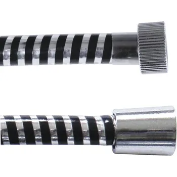 Sprchová hadice Sprchová hadice plastová 150 cm M1/2" x kon. 1/2" chrom/černá