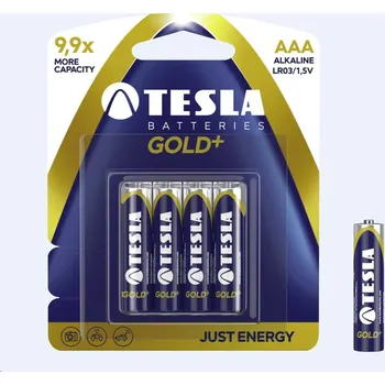 Článková baterie Tesla Gold+ AAA  4 ks