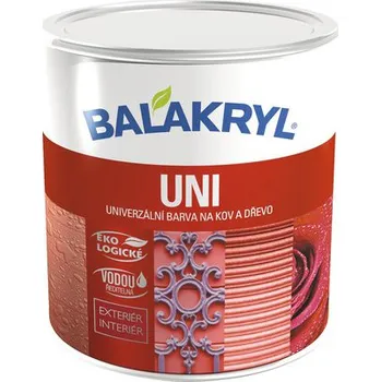 univerzální barva Univerzální barva Balakryl UNI lesk 1999 černá ekologická 0,7 kg