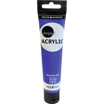 Vodová barva SIMPLY akrylová barva, ultramarin modrá