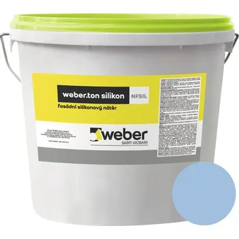 Fasádní barva Fasádní nátěr WEBER.TON silikon 25 kg MO4C modrá