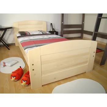 Dětská postel ROALHOLZ Dřevěná smrková postel PAVLA 90x200 smrk