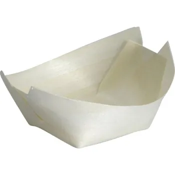 Jednorázové nádobí Bio produkty Miska dřevěná 5x7cm (cena za 100ks)