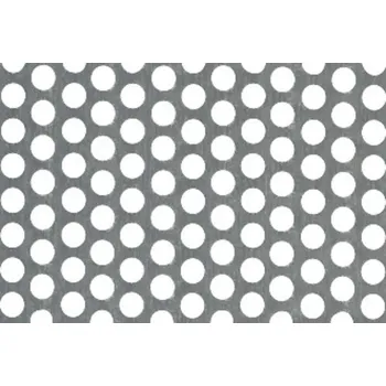 Plech Alu děrovaný plech 300x1000x0,8 mm