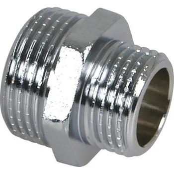 Instalatérský materiál Dvojnipl redukovaný 3/4"x1" chrom