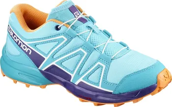 Dětská běžecká obuv Salomon Speedcross J L40130500 Blue Curacao/Acai/Bird Of Paradise 31