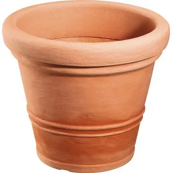 Květináč Květináč plastový Geli Milano Ø 43,5 x 36 cm terakota