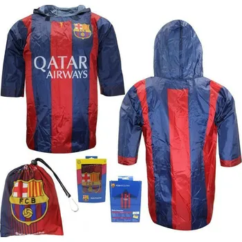 Pláštěnka FC Barcelona modro-červená pláštěnka pro děti i dospělé