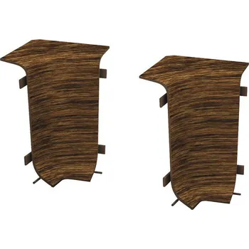 soklová lišta Kouty ke kanálkové liště, KSL50, panga-panga , 50 mm, 2ks