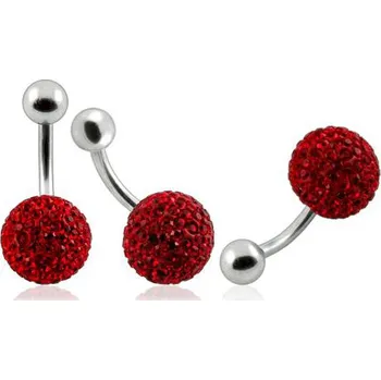 Piercing Piercingate Piercing Crystal kulička se stříbrnou kuličkou PBSW00005