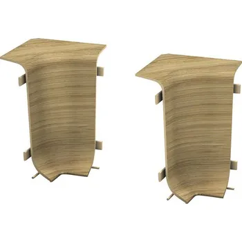 soklová lišta Kouty ke kanálkové liště, KSL50, dub rustikal , 50 mm, 2ks