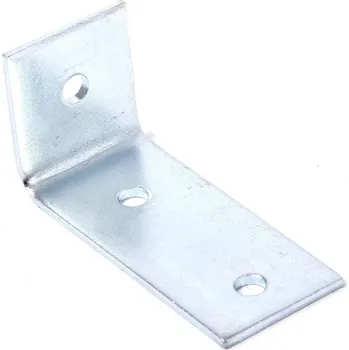 Tesařské kování Úhelník nerovnoramenný Zn - 20x45x20mm