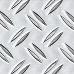 Alu drážkovaný plech 600x1000x1,5 mm