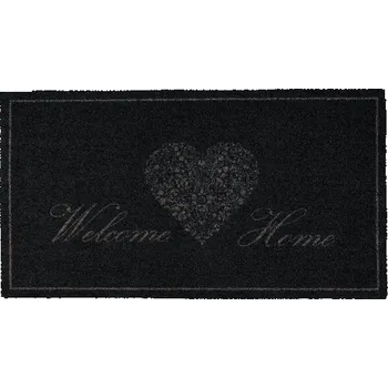Koberec Koberec běhoun Welcome Home antracit 66x120 cm