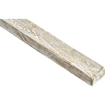 umělá květina Umělý trám PU dutý patina hnědá 9x6x300 cm