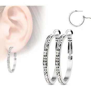 Náušnice Piercingate Náušnice NAU00958 - Barva/Motiv: Čirá