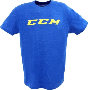 Pánské tričko CCM Big Logo Royal SR modré