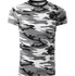 Pánské tričko Malfini Camouflage 144 šedé