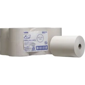 Papírový ručník Kimberly-Clark Ručníky Scott Slimroll, bílé,165m, 6rolí