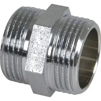 Instalatérský materiál Dvojnipl 1" chrom
