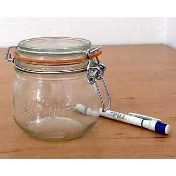 Zavařovací sklenice Sklenice zavařovací 500ml s patentním uzávěrem na paštiky