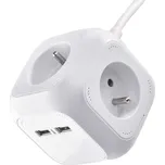 Emos Prodlužovací kabel s USB 1,9m 4 zásuvky s 2xUSB