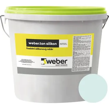 Fasádní barva Fasádní nátěr WEBER.TON silikon 25 kg MO1E modrá