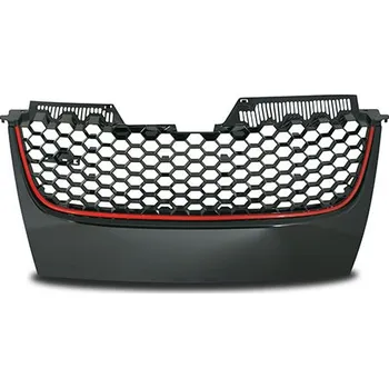 Tuning JOM přední maska VW Golf V GTI look - červený lem, bez otvoru