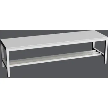 Botník LAV 15A Lavice do prostoru 1,5m 420x1500x400 Barvy skříní	 Celošedá RAL7035