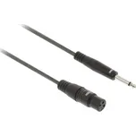 Sweex KABEL XLR/F 3pin -> JACK 6.35mm mono 10m