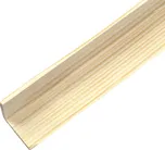 Smrkové lišty rohové L3030 - 30x30x2500 - Dřevěná lišta - rohová vnější