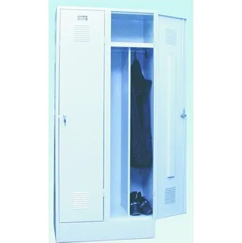 SAS 42T Šatní skříň s vnitřní mezistěnou 1850x800x500 Barvy skříní	 šedo-červená RAL3000