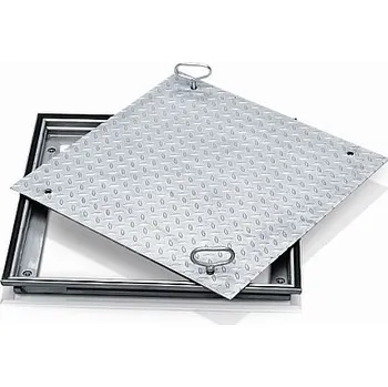 poklop Šachtové poklopy z nerezové oceli V2A 600x600 mm,| 47096