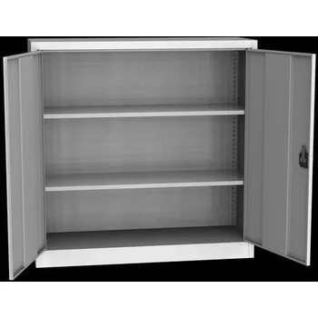 Policová skříň SPS 04B Kovová spisová skříň policová Barvy skříní šedo-žlutá RAL1023