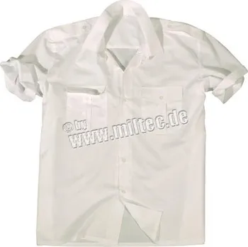 Pánská košile Košile Servis s krátkým rukávem - bílá, XL