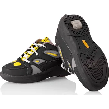 Kids World Jezdící boty černo-žluté