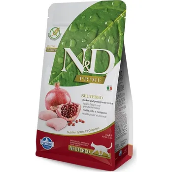 Krmivo pro kočku 6ks N&D PRIME CAT Neutered Chicken & Pomegranate 300g
