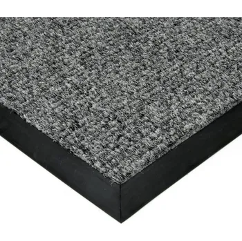 Rohožka Šedá textilní zátěžová čistící rohož Catrine - 200 x 100 x 1,35 cm