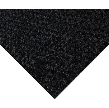 Rohožka Černá kobercová vnitřní čistící zóna Alanis - 150 x 100 x 0,75 cm