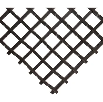 Rohožka Černá olejivzdorná průmyslová univerzální rohož - 1000 x 60 x 1,2 cm