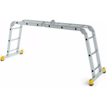 Žebřík Alve kloubový hliníkový žebřík Forte čtyřdílný - 4x3 příčky Forte 4410