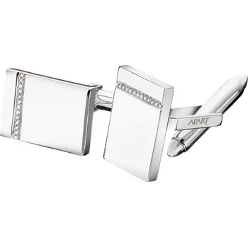 Manžetový knoflíček Manžetové knoflíčky z bílého zlata s diamanty - 0,06 ct - ryzost 585 - 103.526