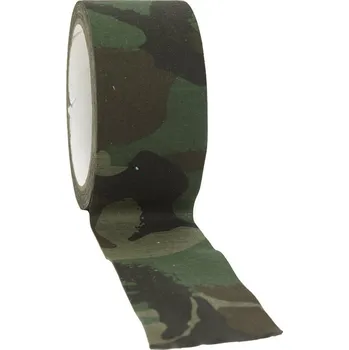 Lepicí páska Maskovací páska Mil-Tec Tape 5 cm x 10 m - woodland