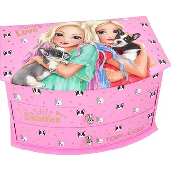 Šperkovnice Top Model šperkovnice June a Jill růžová