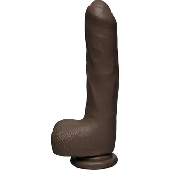 Dildo Doc Johnson The D Uncut D ULTRASKYN 9" with Balls Chocolate