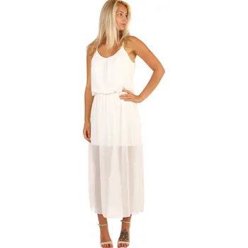 Dámské šaty Glara Jednobarevné šifonové maxi šaty 237861