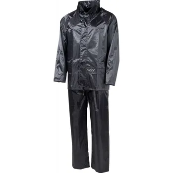 Pánské oblečení Komplet nepromokavý MFH PVC - černý, L