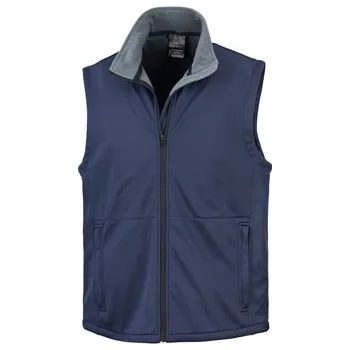 Pánská vesta Vesta Result Core Softshell - navy, L